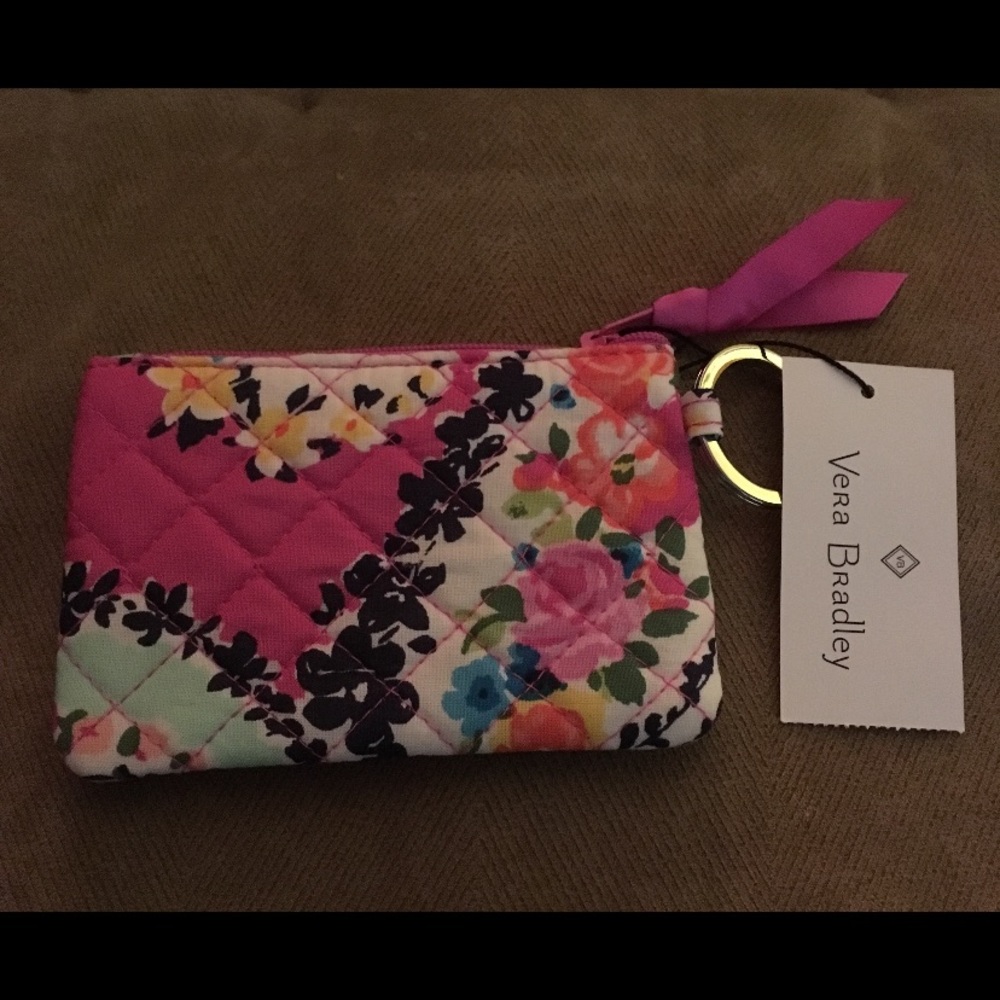 Vera Bradley ID Case with key ring
